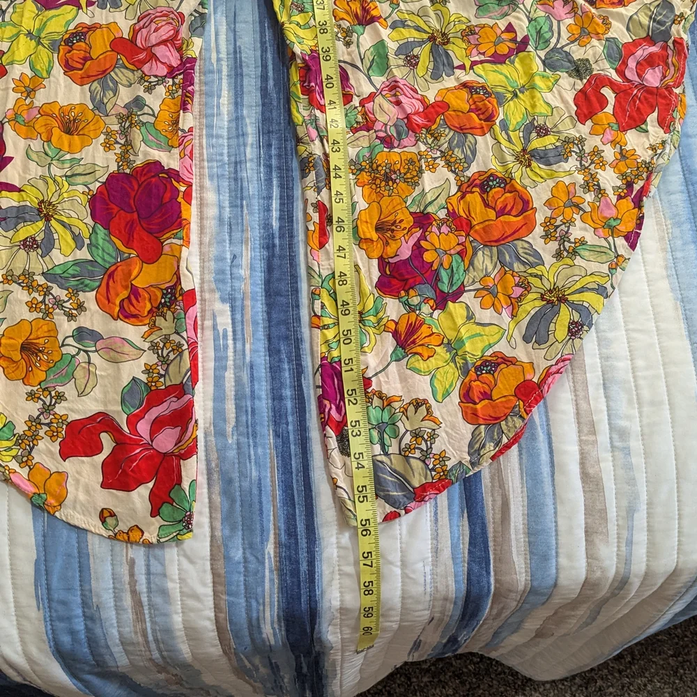 MSK Red and Yellow Asymmetrical High-Low Jumpsuit - Picture 5 of 7